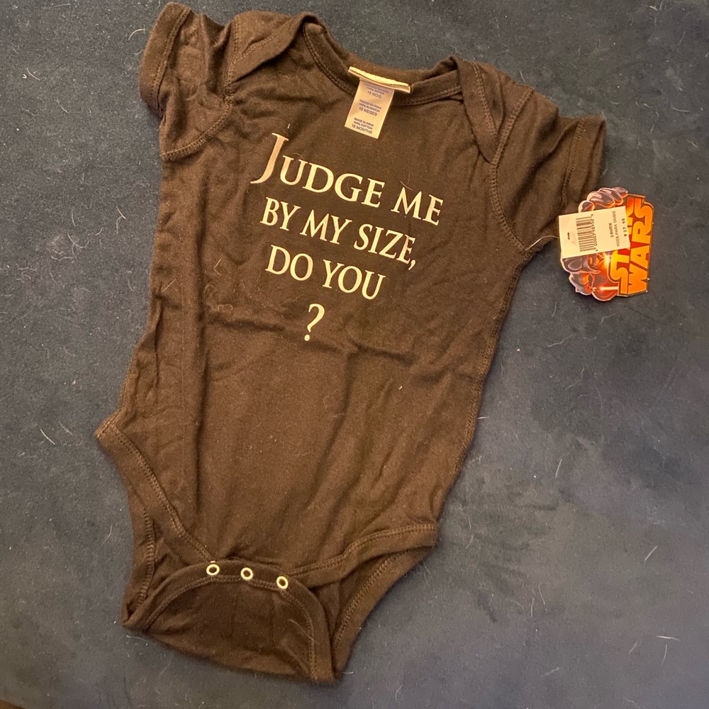 Brand New Yoda Baby Onesie